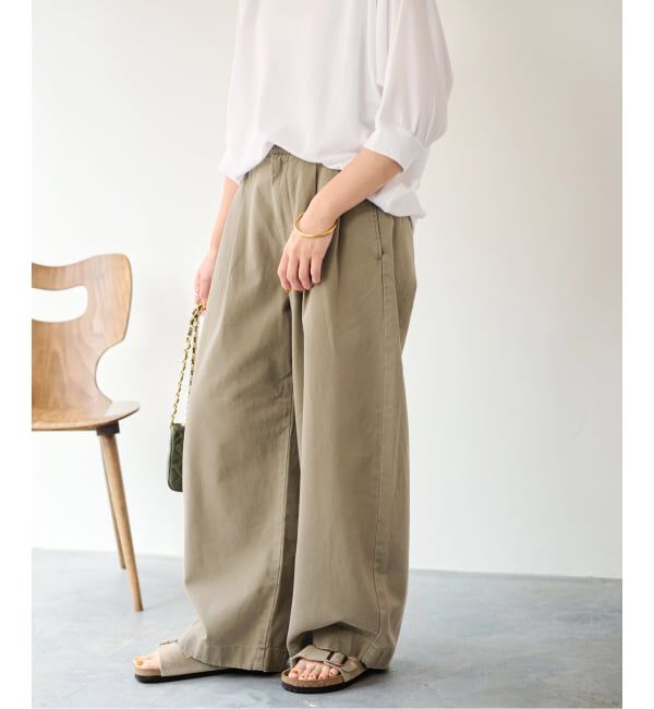 FRAMeWORK「≪予約≫SLOUCHY LIGHT CHINO パンツ」|チノ|