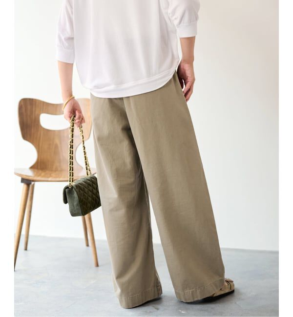 FRAMeWORK「≪予約≫SLOUCHY LIGHT CHINO パンツ」|チノ|