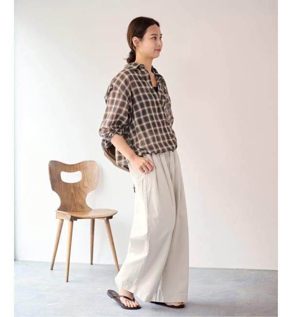 FRAMeWORK「≪予約≫SLOUCHY LIGHT CHINO パンツ」|チノ|