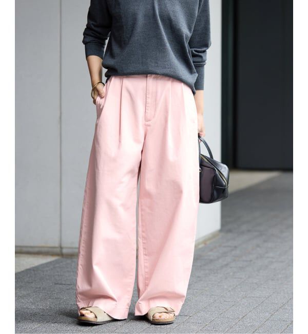 FRAMeWORK「≪予約≫SLOUCHY LIGHT CHINO パンツ」|チノ|