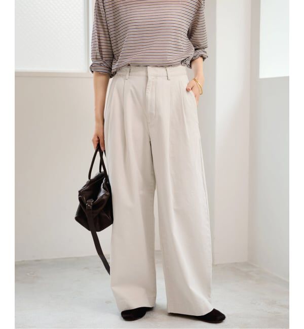 FRAMeWORK「≪予約≫SLOUCHY LIGHT CHINO パンツ」|チノ|