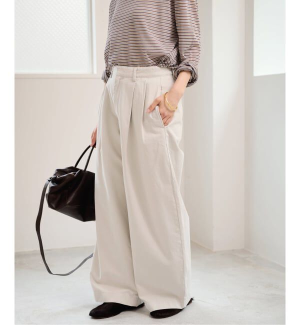 FRAMeWORK「≪予約≫SLOUCHY LIGHT CHINO パンツ」|チノ|