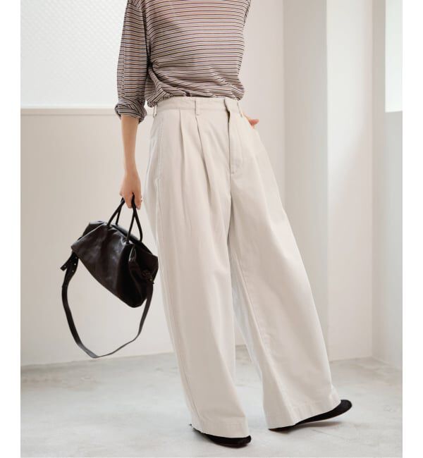 FRAMeWORK「≪予約≫SLOUCHY LIGHT CHINO パンツ」|チノ|