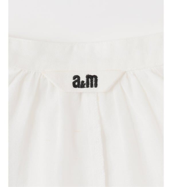 Spick and Span「a&m リネンブレンドハシゴレースワンピース」|ワンピース|