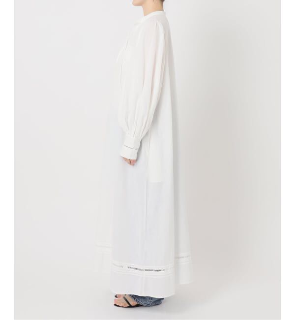 Spick and Span「a&m リネンブレンドハシゴレースワンピース」|ワンピース|
