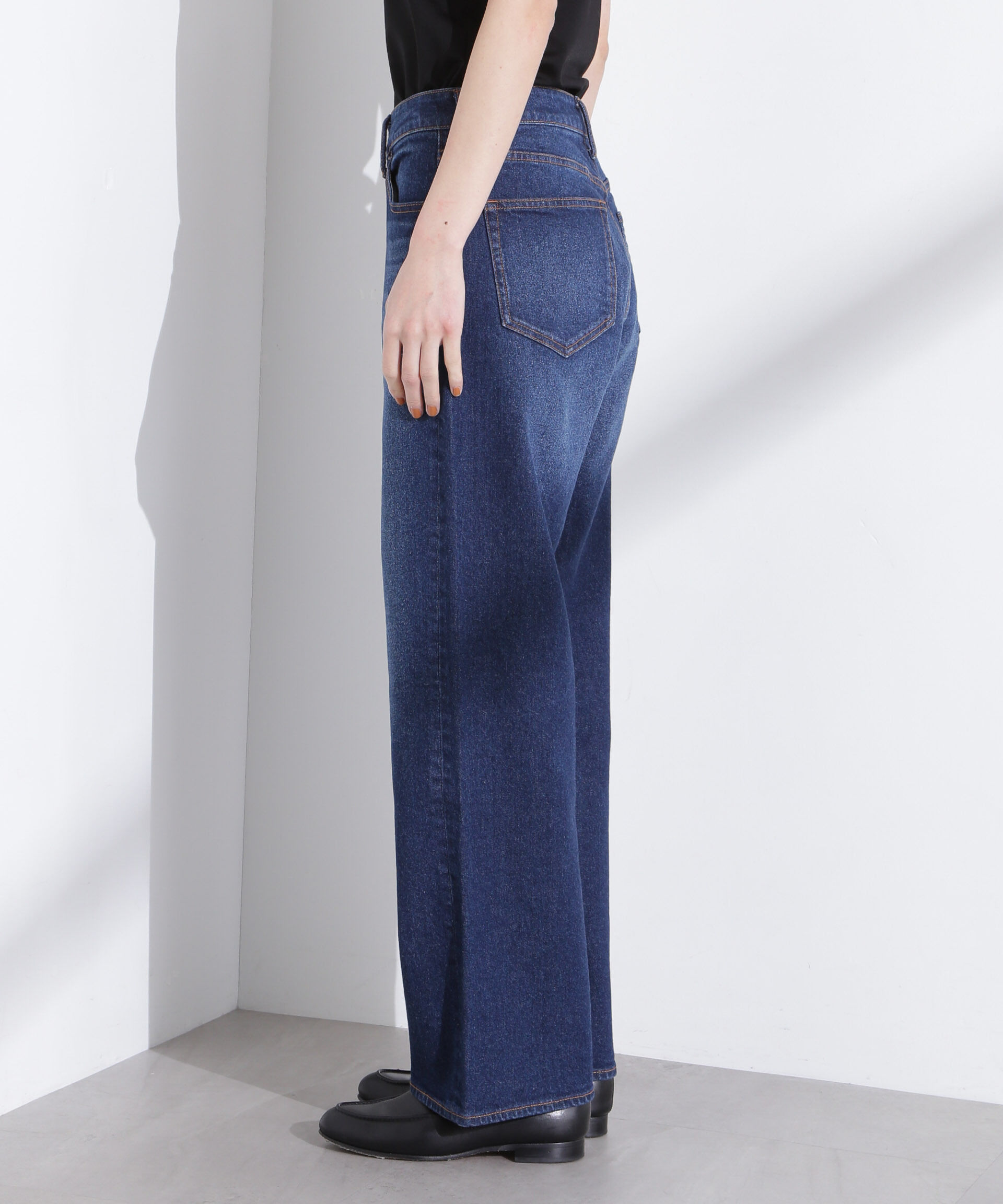 NANO universe「「MC」&rdquo;TIMELESS WARDROBE&rdquo;ストレートフィットデニム」|チノ|