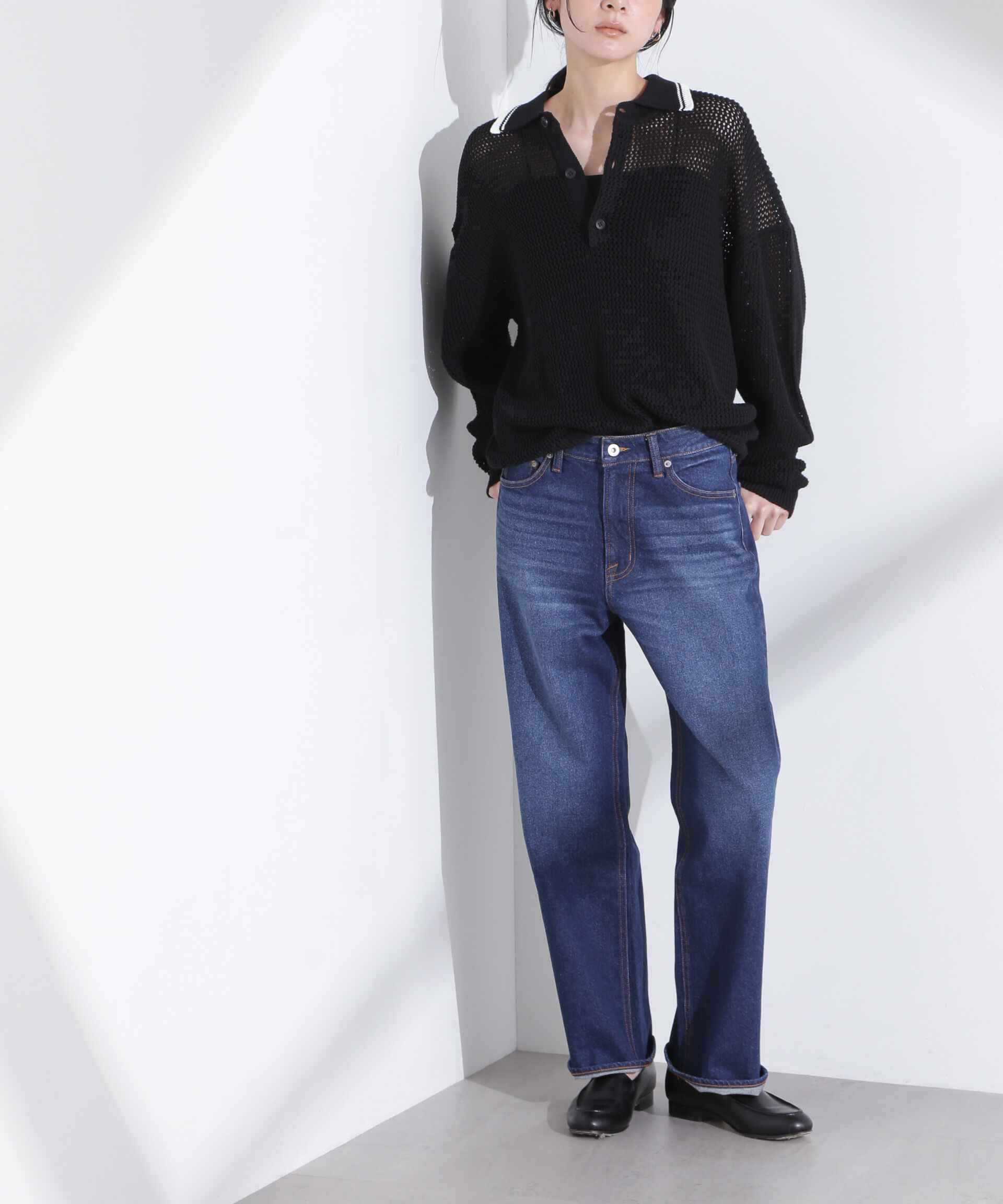 NANO universe「「MC」&rdquo;TIMELESS WARDROBE&rdquo;ストレートフィットデニム」|チノ|
