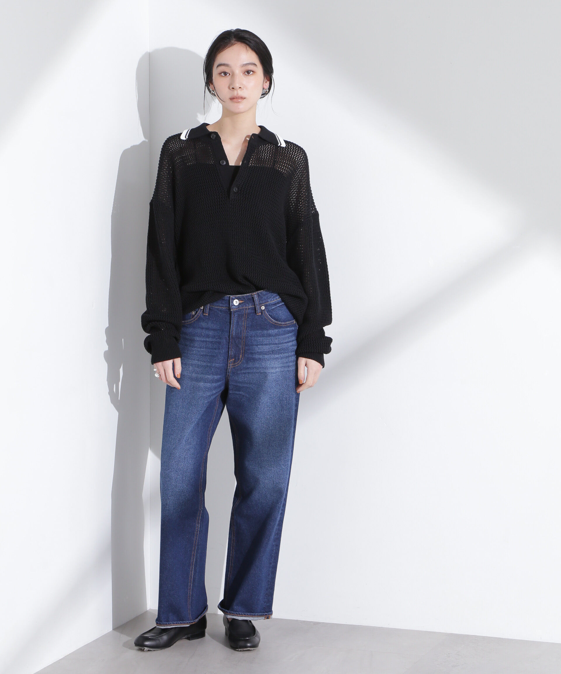NANO universe「「MC」&rdquo;TIMELESS WARDROBE&rdquo;ストレートフィットデニム」|チノ|