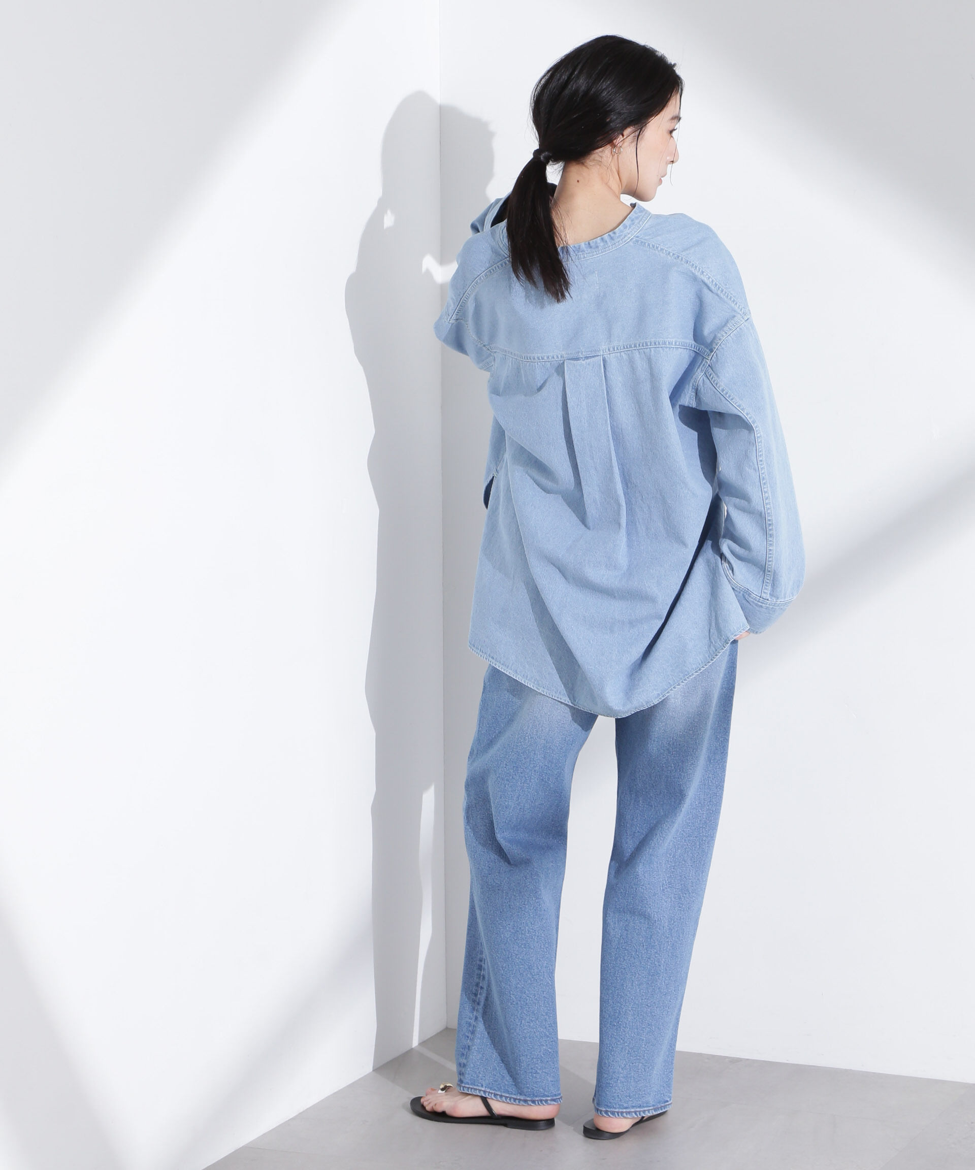 NANO universe「「MC」&rdquo;TIMELESS WARDROBE&rdquo;ストレートフィットデニム」|チノ|
