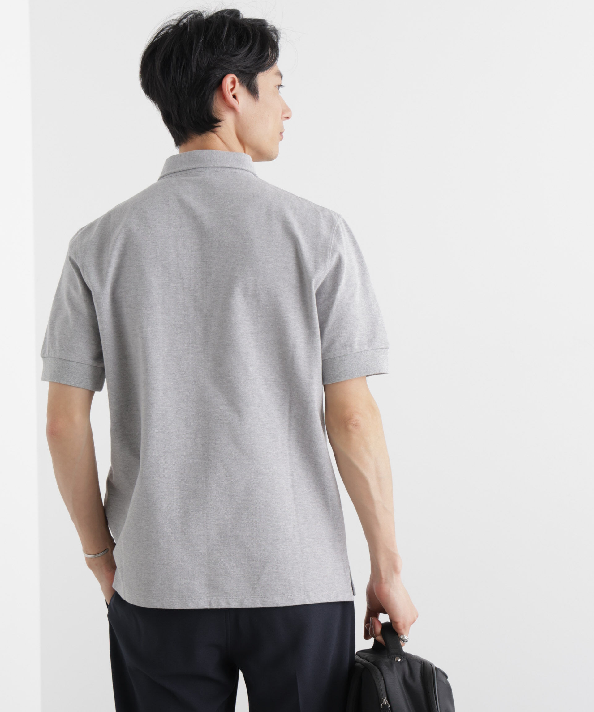 NANO universe「Anti Soaked(R) 汗染み防止 比翼ポロシャツ」|Tシャツ・カットソー|