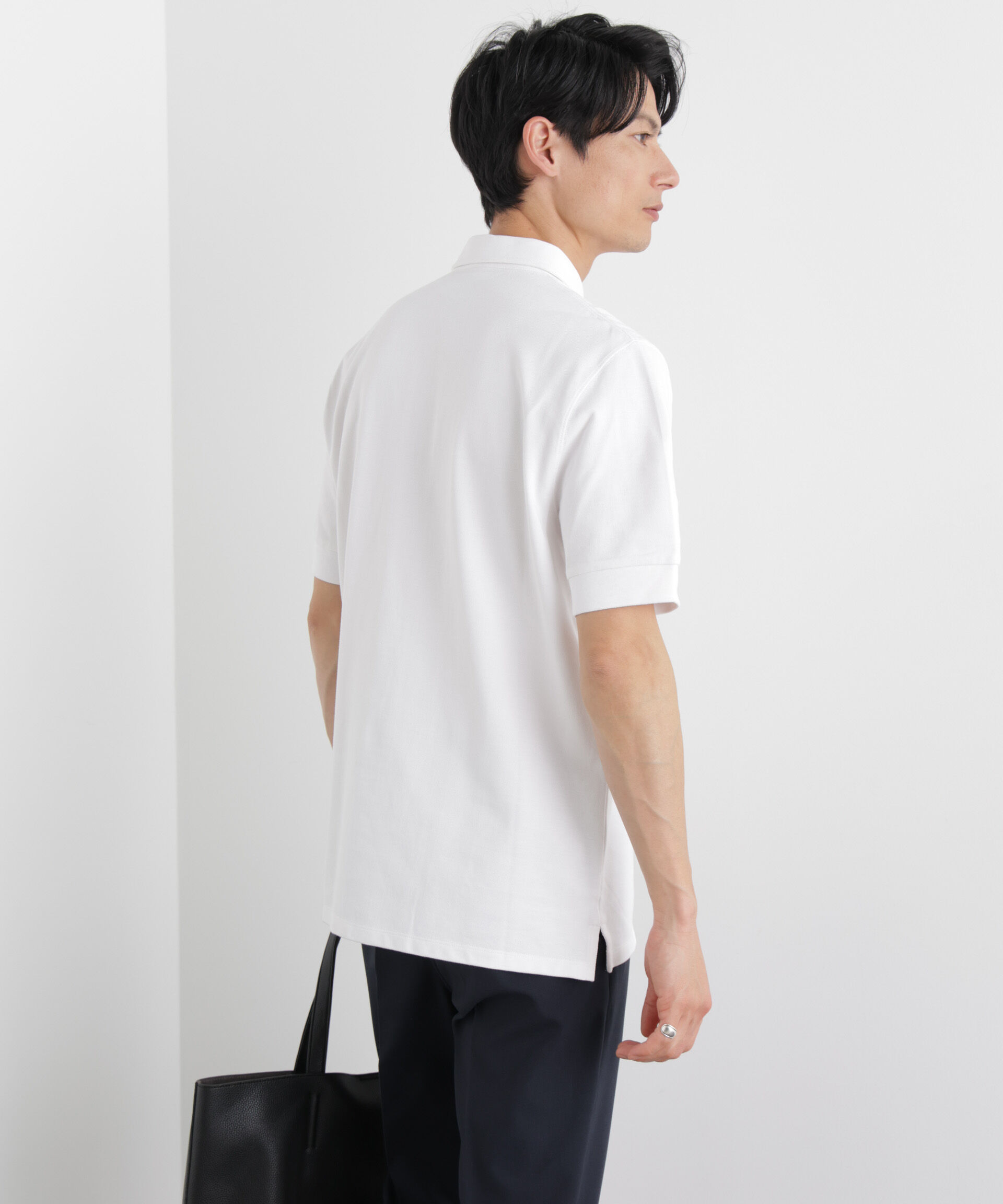 NANO universe「Anti Soaked(R) 汗染み防止 比翼ポロシャツ」|Tシャツ・カットソー|