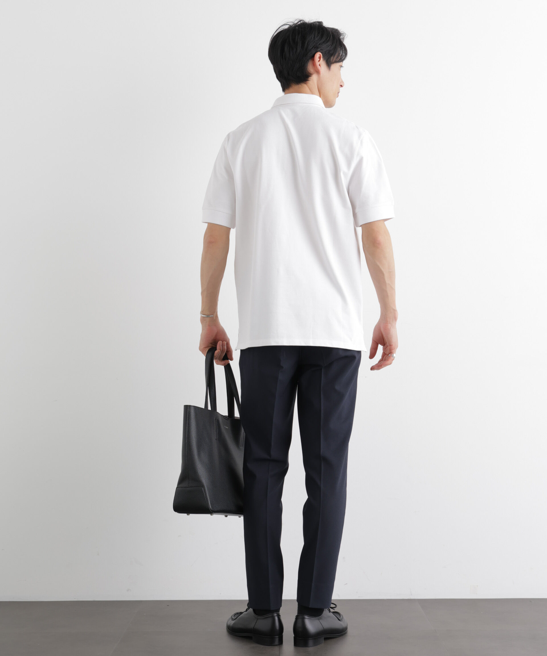 NANO universe「Anti Soaked(R) 汗染み防止 比翼ポロシャツ」|Tシャツ・カットソー|