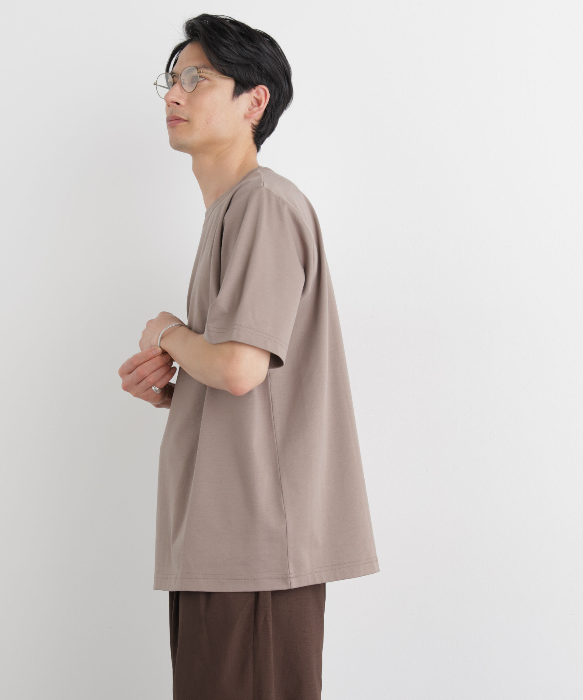 NANO universe「モクロディ ボートネック Tシャツ」|Tシャツ・カットソー|