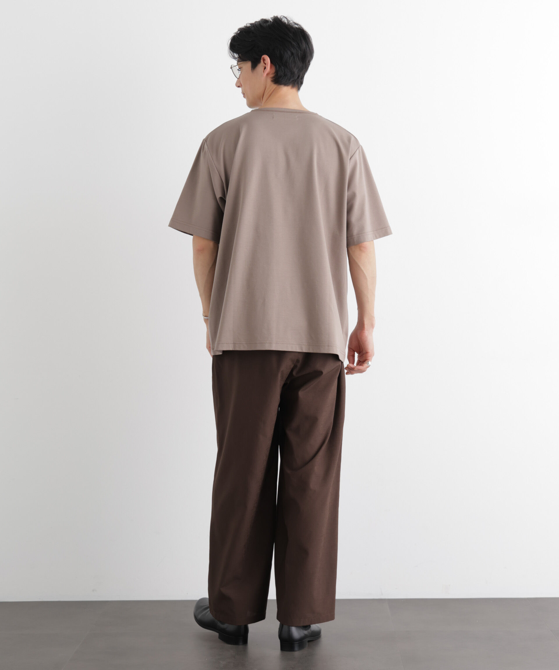 NANO universe「モクロディ ボートネック Tシャツ」|Tシャツ・カットソー|
