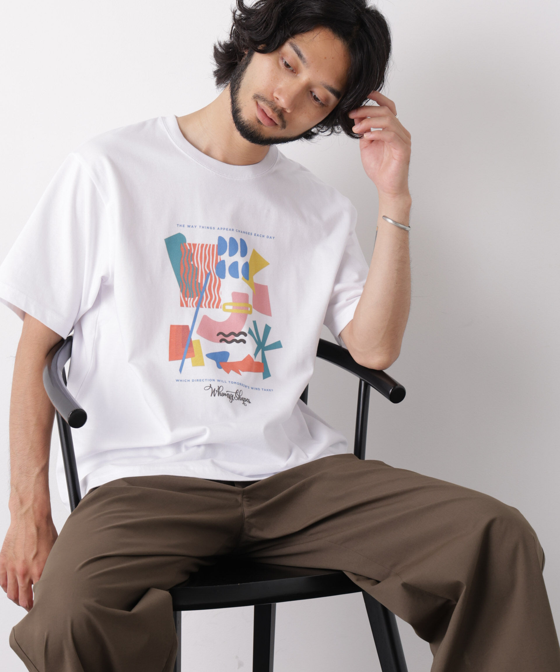 NANO universe「ORIGINAL GALLERY Tシャツ 半袖 3」|Tシャツ・カットソー|パターン1