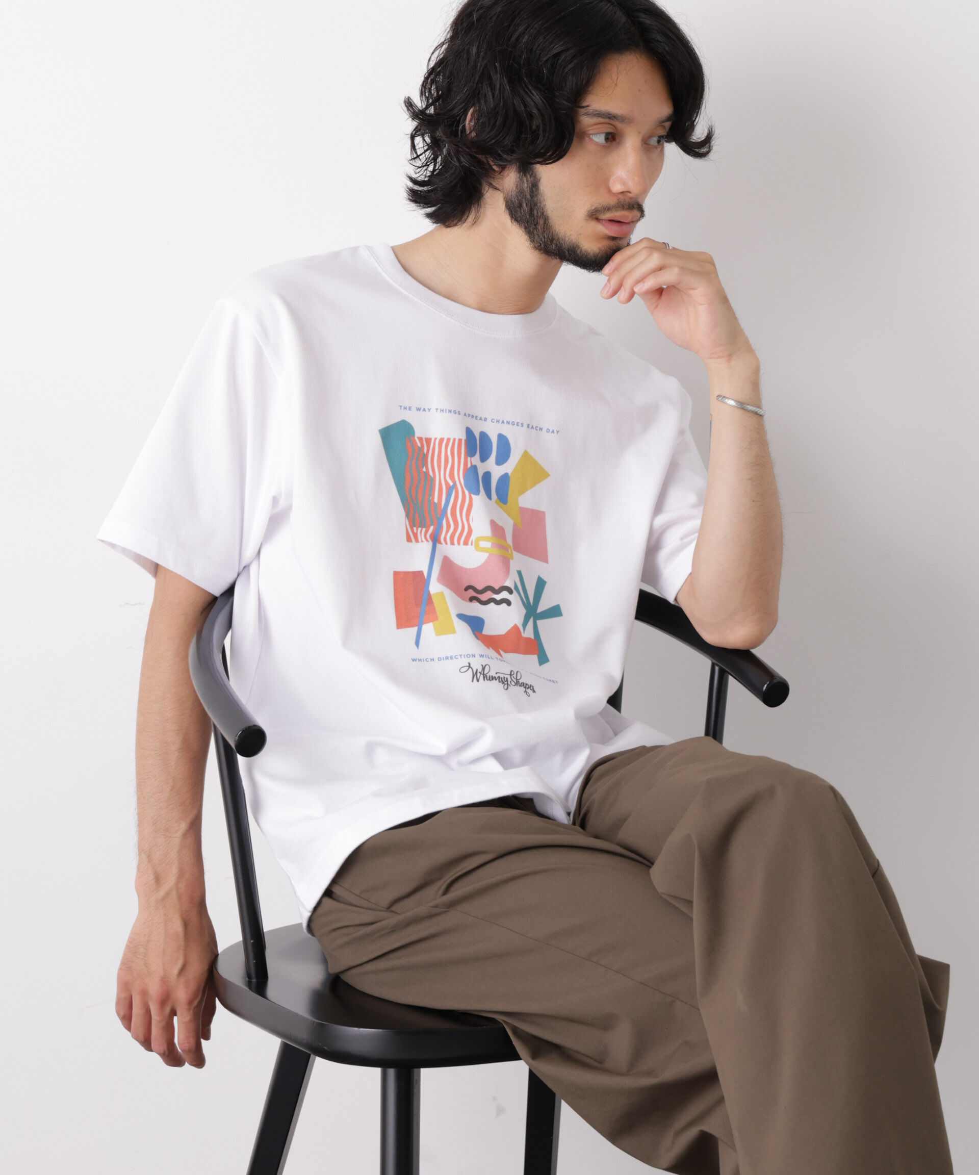 NANO universe「ORIGINAL GALLERY Tシャツ 半袖 3」|Tシャツ・カットソー|