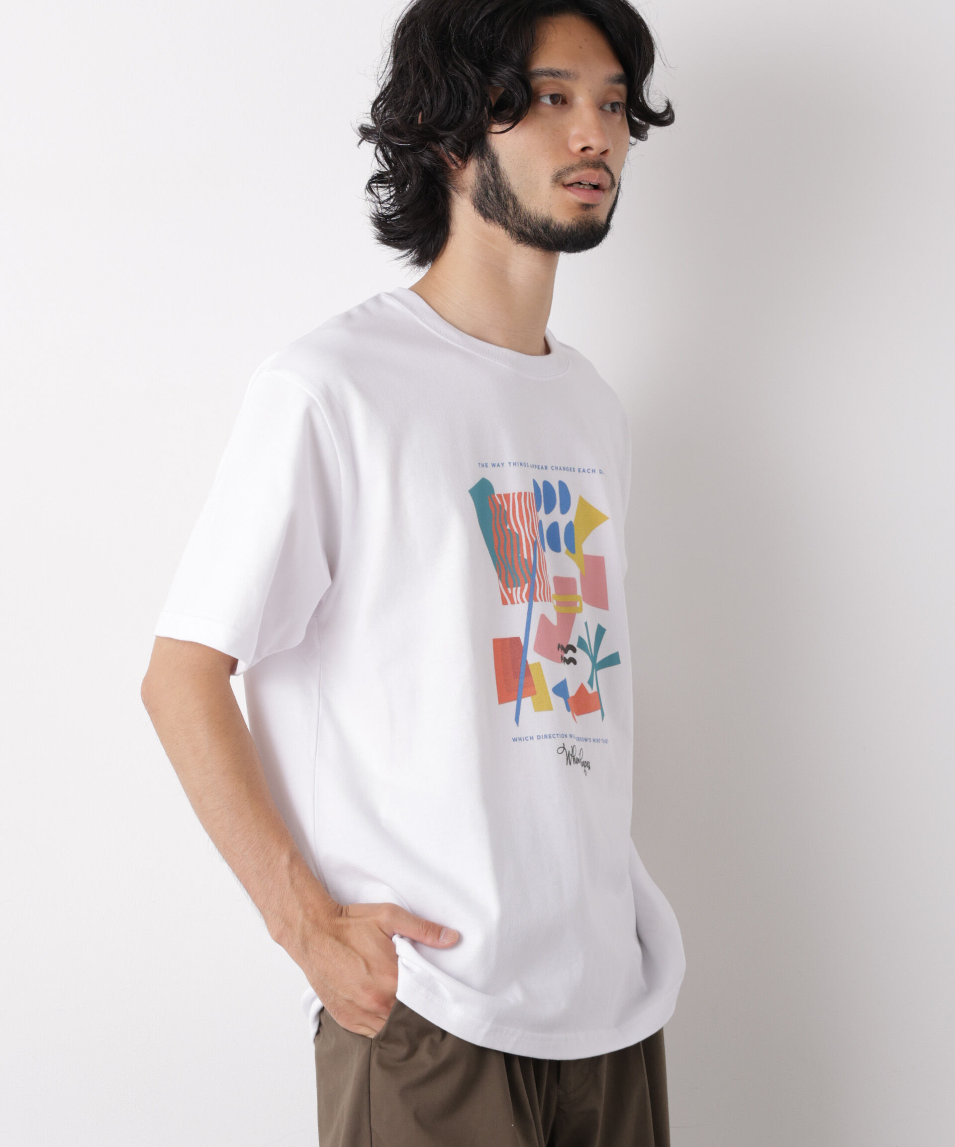 NANO universe「ORIGINAL GALLERY Tシャツ 半袖 3」|Tシャツ・カットソー|