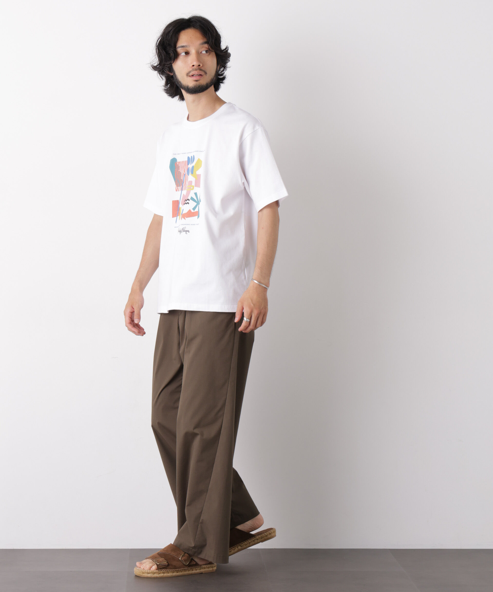 NANO universe「ORIGINAL GALLERY Tシャツ 半袖 3」|Tシャツ・カットソー|