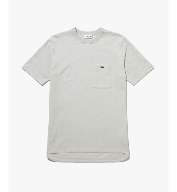 LACOSTE「鹿の子地ポケット半袖Tシャツ」|Tシャツ・カットソー|