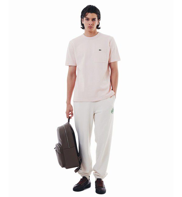 LACOSTE「鹿の子地ポケット半袖Tシャツ」|Tシャツ・カットソー|