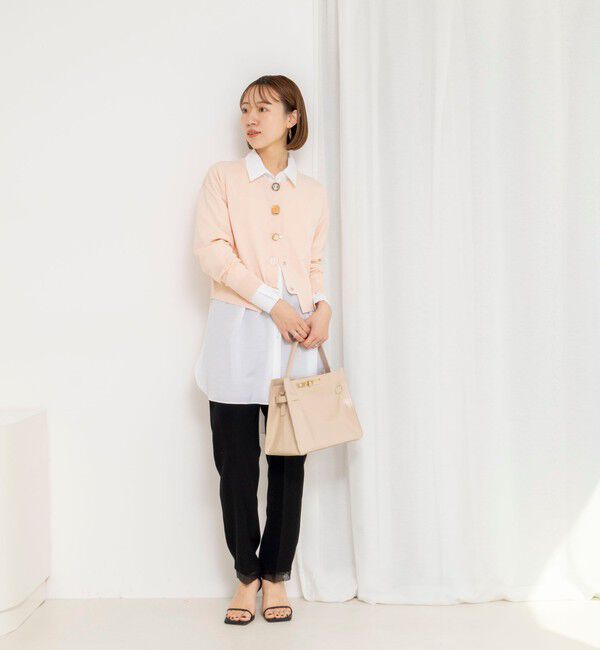 NOLLEY'S「ウォッシャブルウエストリボン2WAYロングシャツ」|シャツ・ブラウス|