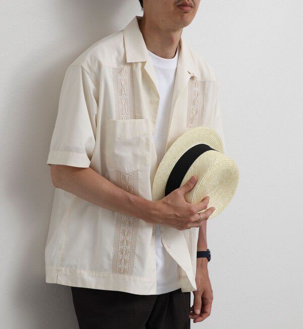 NOLLEY'S goodman「クジラ刺繍 キューバシャツ 26SS」|シャツ・ブラウス|