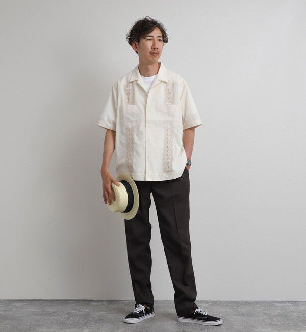 NOLLEY'S goodman「クジラ刺繍 キューバシャツ 26SS」|シャツ・ブラウス|