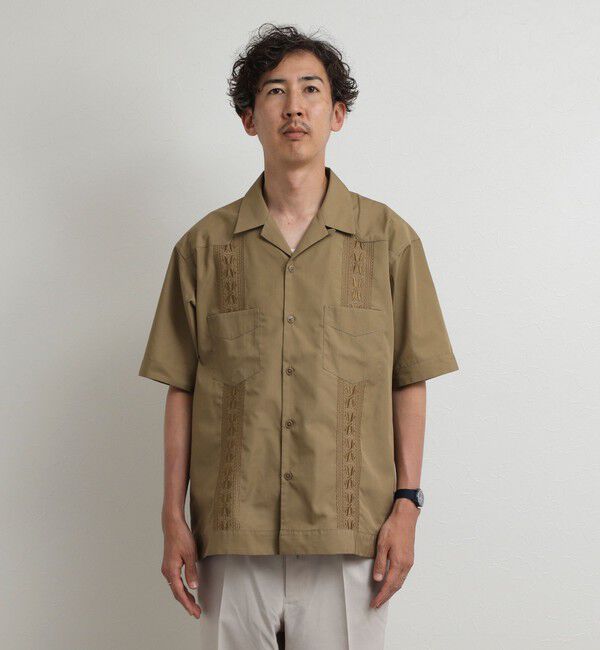NOLLEY'S goodman「クジラ刺繍 キューバシャツ 26SS」|シャツ・ブラウス|