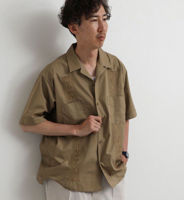 NOLLEY'S goodman「クジラ刺繍 キューバシャツ 26SS」|シャツ・ブラウス|