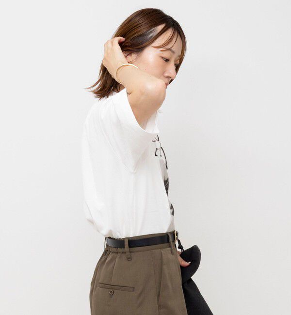 Rie Miller「【一部WEB限定色アイテム】【karl blossfeldt】プラントフォトＴシャツ」|Tシャツ・カットソー|