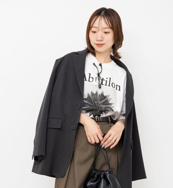 Rie Miller「【一部WEB限定色アイテム】【karl blossfeldt】プラントフォトＴシャツ」|Tシャツ・カットソー|