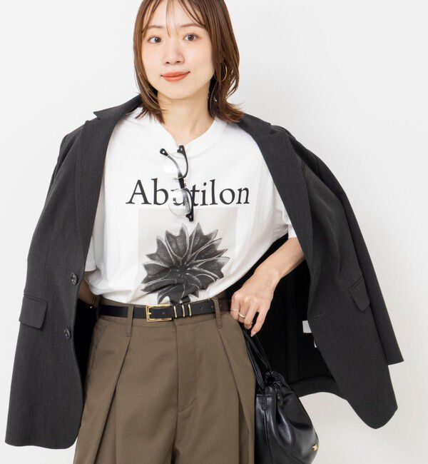 Rie Miller「【一部WEB限定色アイテム】【karl blossfeldt】プラントフォトＴシャツ」|Tシャツ・カットソー|
