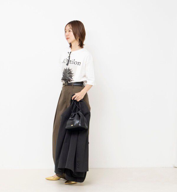 Rie Miller「【一部WEB限定色アイテム】【karl blossfeldt】プラントフォトＴシャツ」|Tシャツ・カットソー|