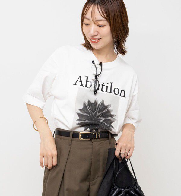 Rie Miller「【一部WEB限定色アイテム】【karl blossfeldt】プラントフォトＴシャツ」|Tシャツ・カットソー|