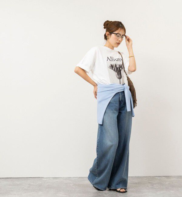 Rie Miller「【一部WEB限定色アイテム】【karl blossfeldt】プラントフォトＴシャツ」|Tシャツ・カットソー|