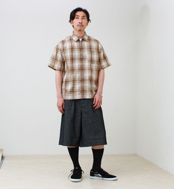 GLOSTER「【セットアップ対応】メッシュデニムバギーショーツ」|その他|