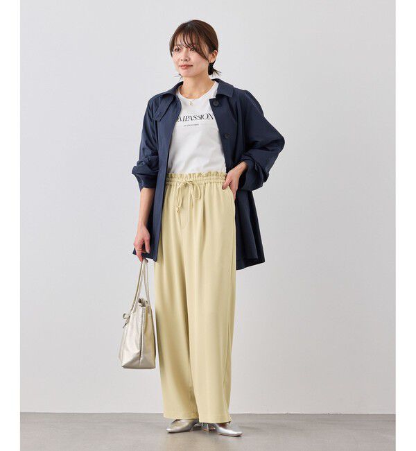 Rope&rsquo;Picnic「ステファニージョグイージーワイドパンツ」|チノ|