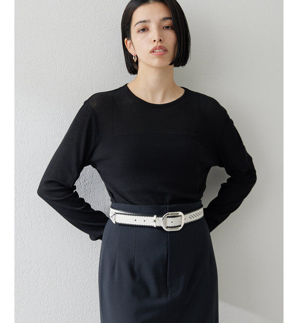  「《インナー使いもおすすめ》【myporter】ロングスリーブTシャツ」|Tシャツ・カットソー|