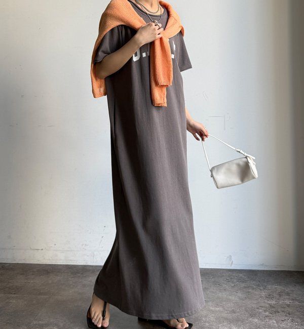  「【WEB限定】ロゴTEEワンピース」|ワンピース|