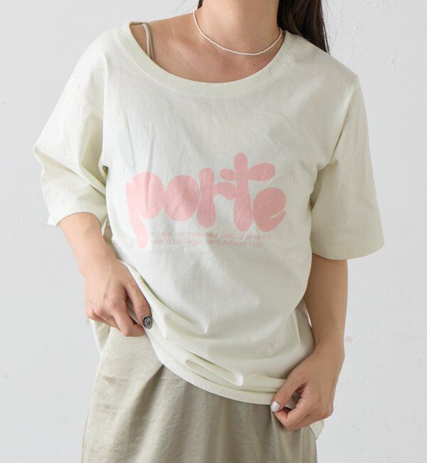  「B ルーズピグメントロゴTEE」|その他|オフホワイト