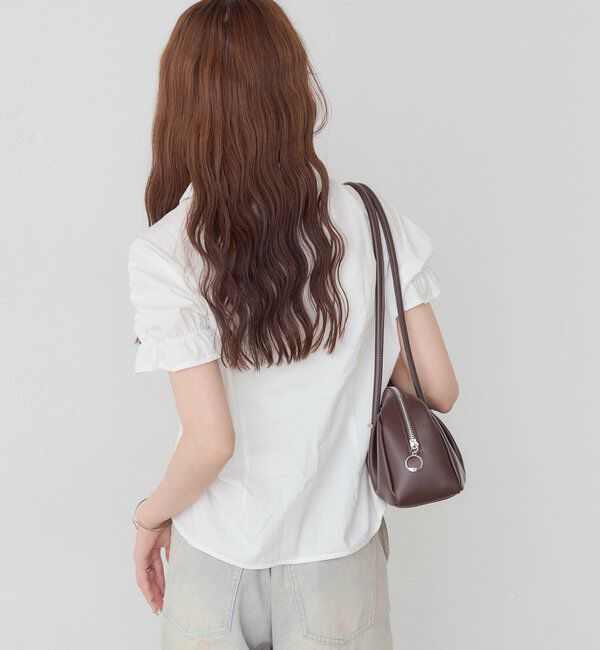  「シャーリングシェイプシャツ」|シャツ・ブラウス|