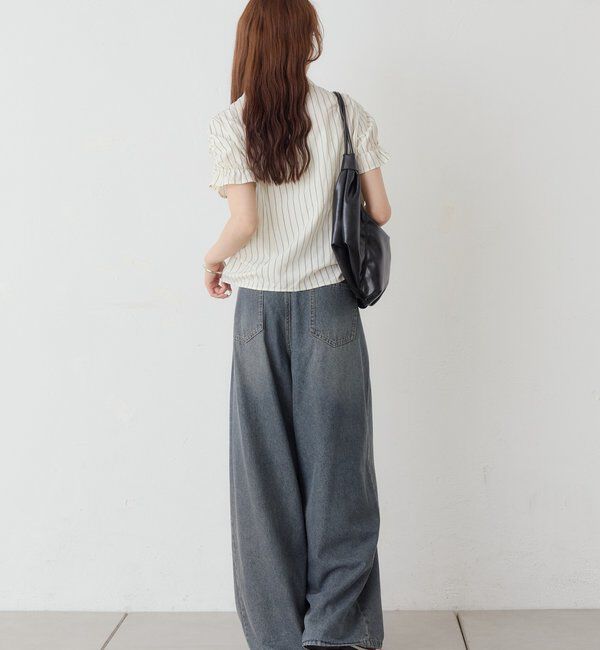  「シャーリングシェイプシャツ」|シャツ・ブラウス|