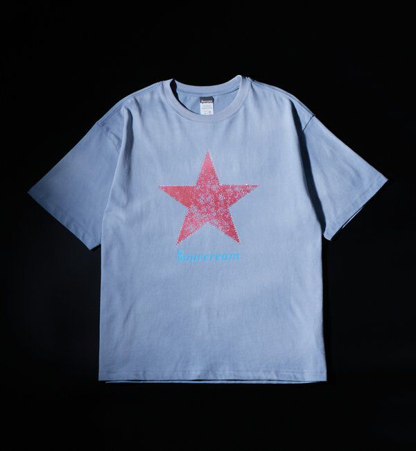  「【Sourcream/UNISEX】ラインストーンスターグラフィックTEE」|Tシャツ・カットソー|