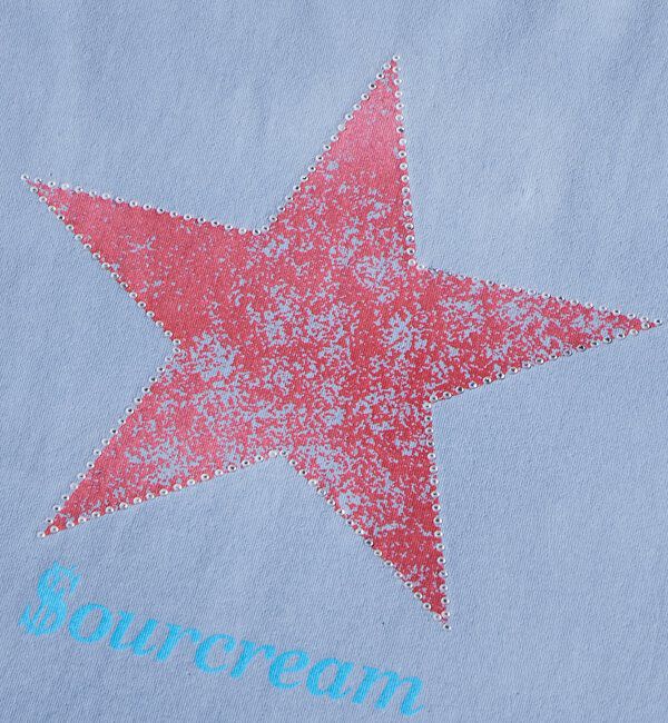  「【Sourcream/UNISEX】ラインストーンスターグラフィックTEE」|Tシャツ・カットソー|