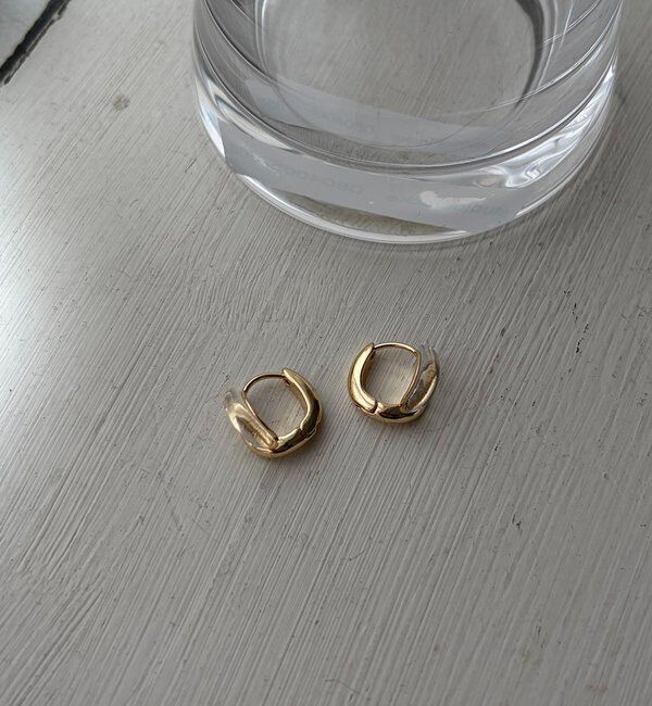  「〈GOLDY/ゴールディ〉クリアコンビワンタッチピアス」|リング|