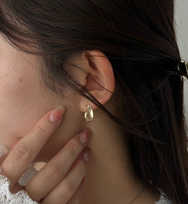  「〈GOLDY/ゴールディ〉クリアコンビワンタッチピアス」|リング|