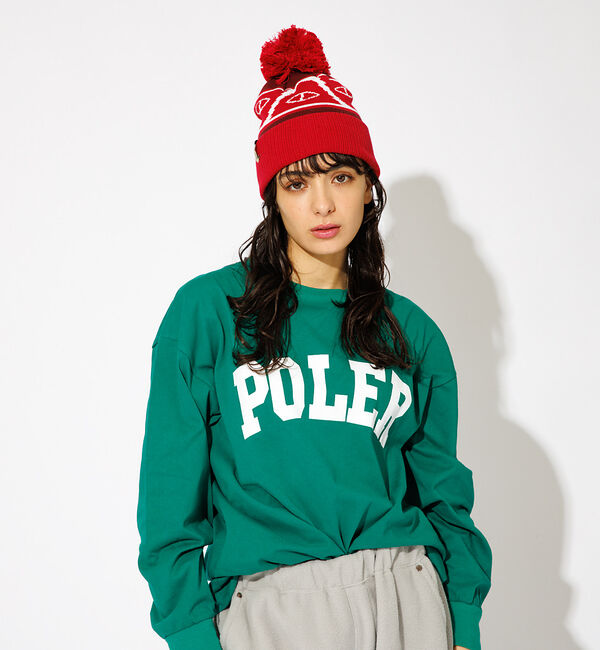 ABAHOUSE「【POLeR/ポーラー】bonbon BEANIE/ボンボンニットキャップビーニ」|その他|