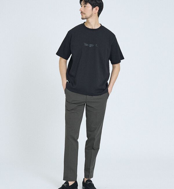 ABAHOUSE「【SMART CLOSET】接触冷感 カットメッシュ スラックス / セットアッ」|スラックス|