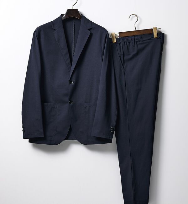 ABAHOUSE「【SMART CLOSET】接触冷感 カットメッシュ スラックス / セットアッ」|スラックス|