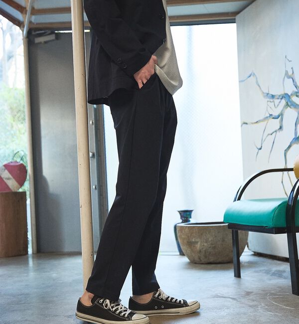 ABAHOUSE「【SMART CLOSET】接触冷感 カットメッシュ スラックス / セットアッ」|スラックス|